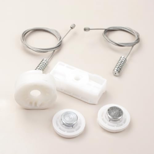 Bross مجموعة إصلاح منظم نافذة الربع الخلفية اليسرى أو اليمنى BWR5238 من بروس لقطع غيار السيارات متوافقة مع فورد موستانج MK5 S197 2005-2014 كوبيه قابلة للتحويل ذات بابين - Image 3