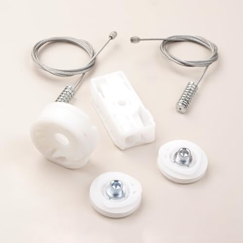 Bross مجموعة إصلاح منظم نافذة الربع الخلفية اليسرى أو اليمنى BWR5238 من بروس لقطع غيار السيارات متوافقة مع فورد موستانج MK5 S197 2005-2014 كوبيه قابلة للتحويل ذات بابين - Image 1