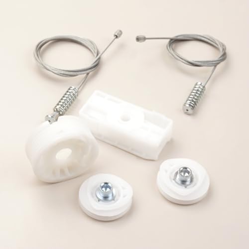 Bross مجموعة إصلاح منظم نافذة الربع الخلفية اليسرى أو اليمنى BWR5238 من بروس لقطع غيار السيارات متوافقة مع فورد موستانج MK5 S197 2005-2014 كوبيه قابلة للتحويل ذات بابين - Image 2