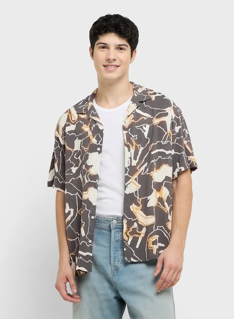 جاك اند جونز Jorluke Gallery Resort Shirt