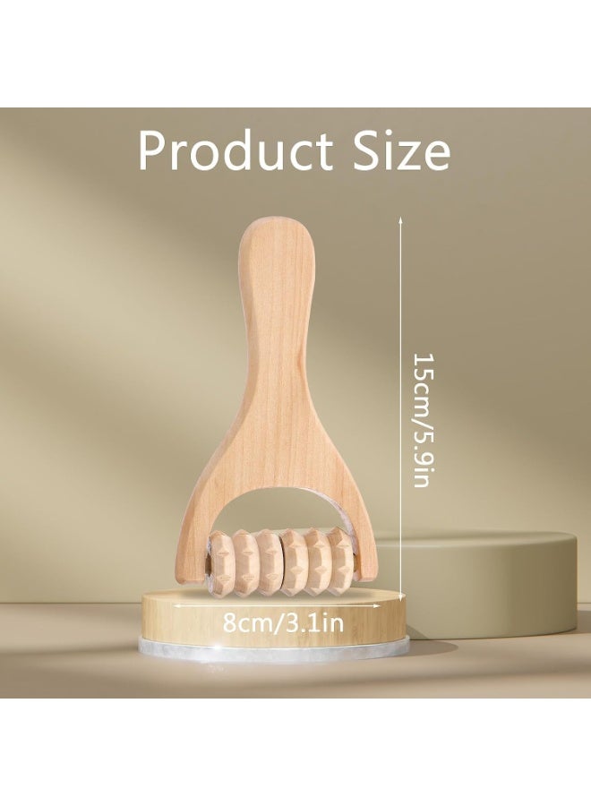 3Pcs Wooden Hand Massage Roller, Muscle Roller Stick, Manual Wood Therapy Massage Tools Massager Roller, for Relaxes Thigh, Leg, Hands Full Body Muscle Men Women - Image 2