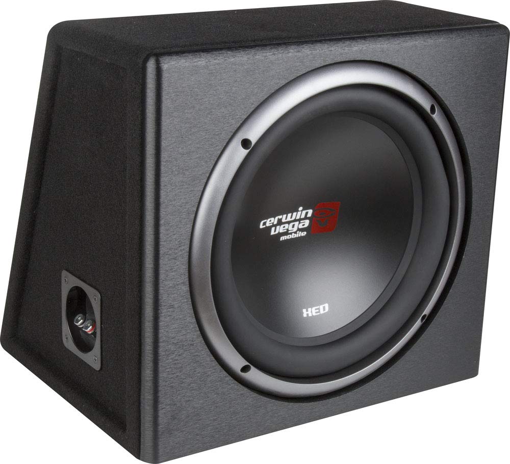 CERWIN-Vega! XE10SV Single 10” Loaded Slot Vented Enclosure – 800W Peak Power, Precision-Tuned Bass, High-Efficiency Subwoofer, Durable MDF Enclosure for Premium Audio