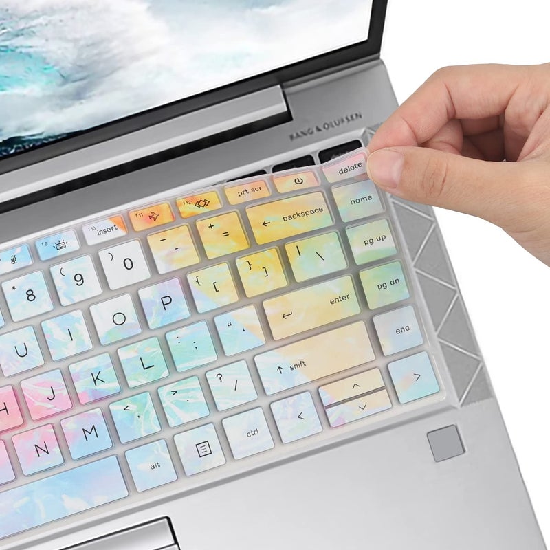 Keyboard Cover Design for 14" HP EliteBook 840 845 G7 G8 2022 2021 2020 New Notebook PC Model Accessories Keyboard Protective Skin-Color