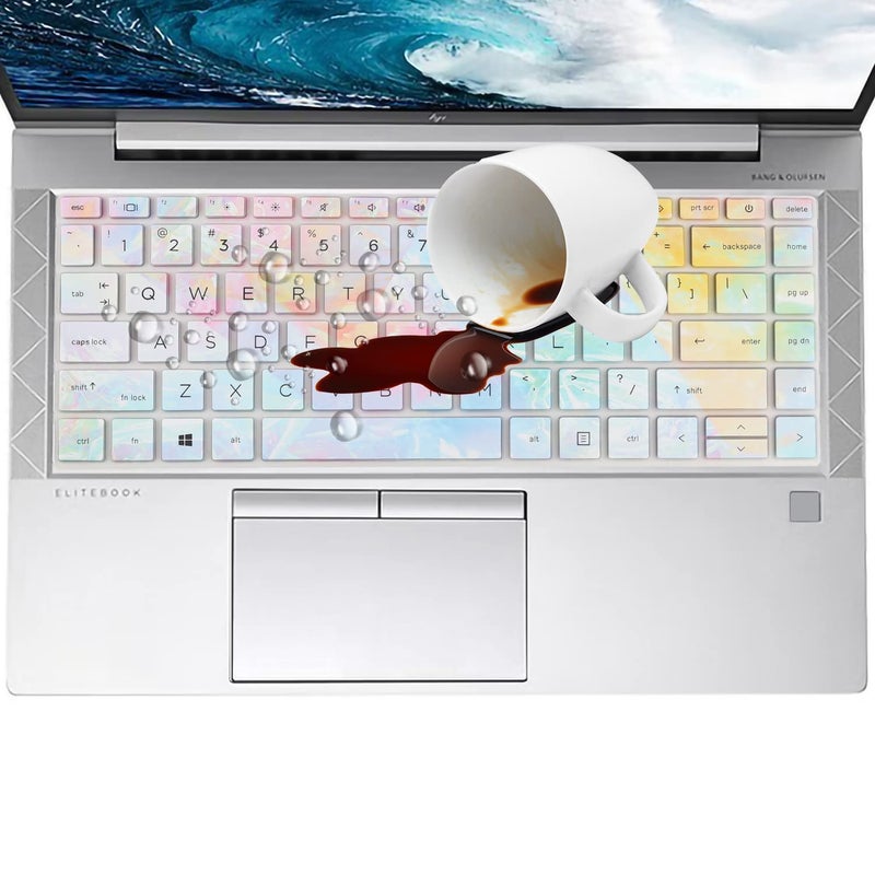 Keyboard Cover Design for 14" HP EliteBook 840 845 G7 G8 2022 2021 2020 New Notebook PC Model Accessories Keyboard Protective Skin-Color