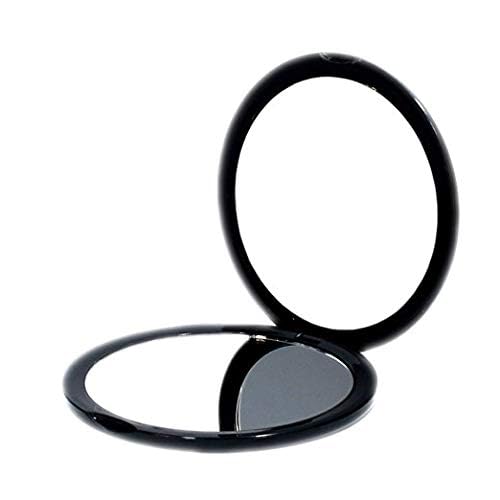 deweisn Magnifying Compact Cosmetic Mirror Elegant Pocket Handheld Makeup Mirror with Powerful 10x Magnification and 1x True View Mirror for Travel or Your Purse - Image 2
