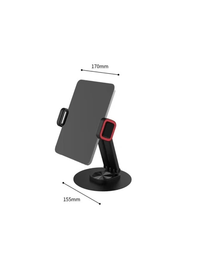 JMARY MK-63 360 Degree Rotating Base Foldable Desktop Stand for Phone / Tablet - Image 2