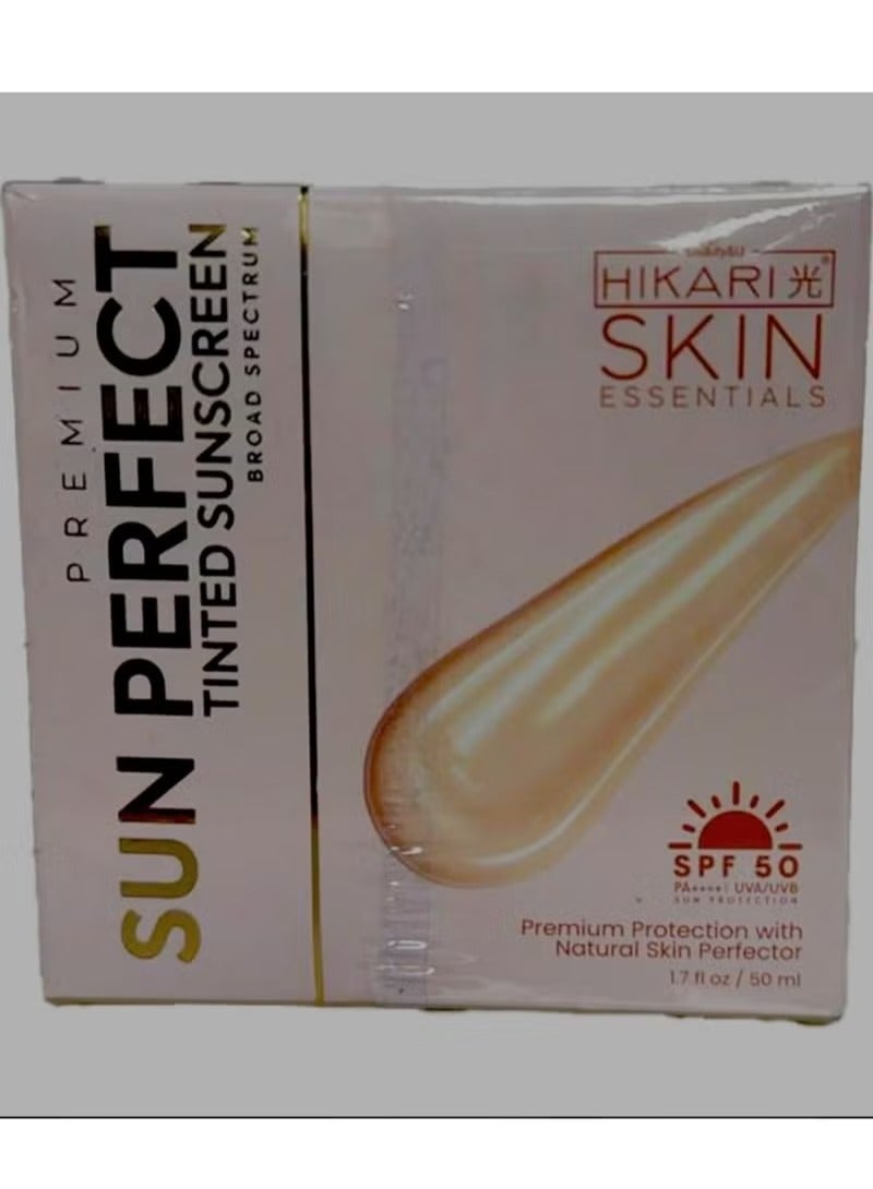 HIKARI SKIN ESSENTIALS SUN PERFECT TINTED SUNSCREEN SPF 50 PA++++ 50 ml - Image 2