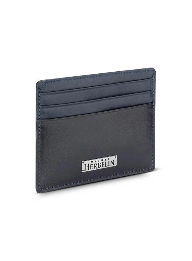 ميشيل هيربيلين حافظة بطاقات ائتمان كحلي وأسود Navy Blue Black