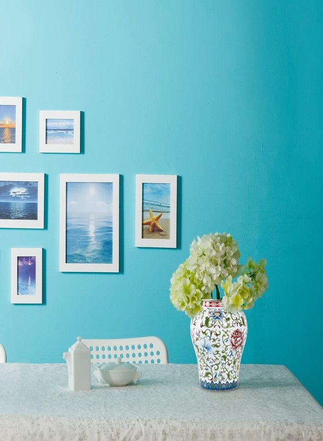 Artline جرة زنجبيل خزفية من آرتلاين جينغدزهين مع غطاء، جرة معبد على الطراز الصيني، مزهرية زخرفية مينا لتزيين المنزل، جرة تخزين خزفية لتزيين المطبخ وغرفة الطعام - Image 3