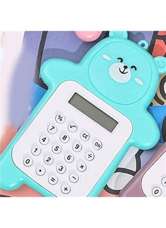 Generic Student Calculator, Portable Cute Bear Style 8 Digit Calculator Mini Cartoon Calculator with Rubber ons, Student Calculator, Portable Cute Bear Style 8 DigCute Caculatators Caculatator Studen  - Image 3