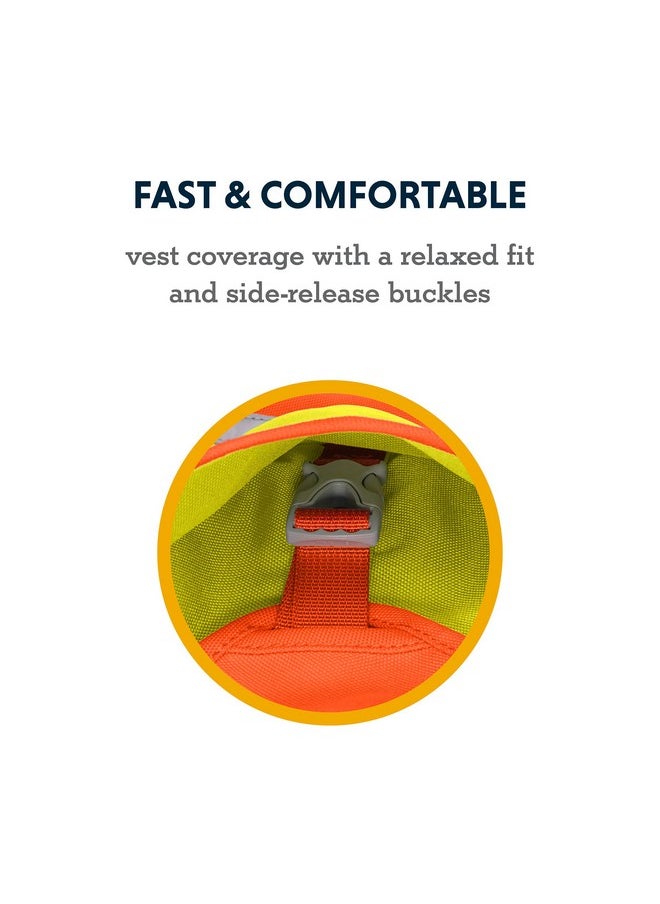 RUFFWEAR , Lumenglow HighVis Dog Jacket, HighVisibility Protection For Day And Night, Blaze Orange, Medium  - Image 5