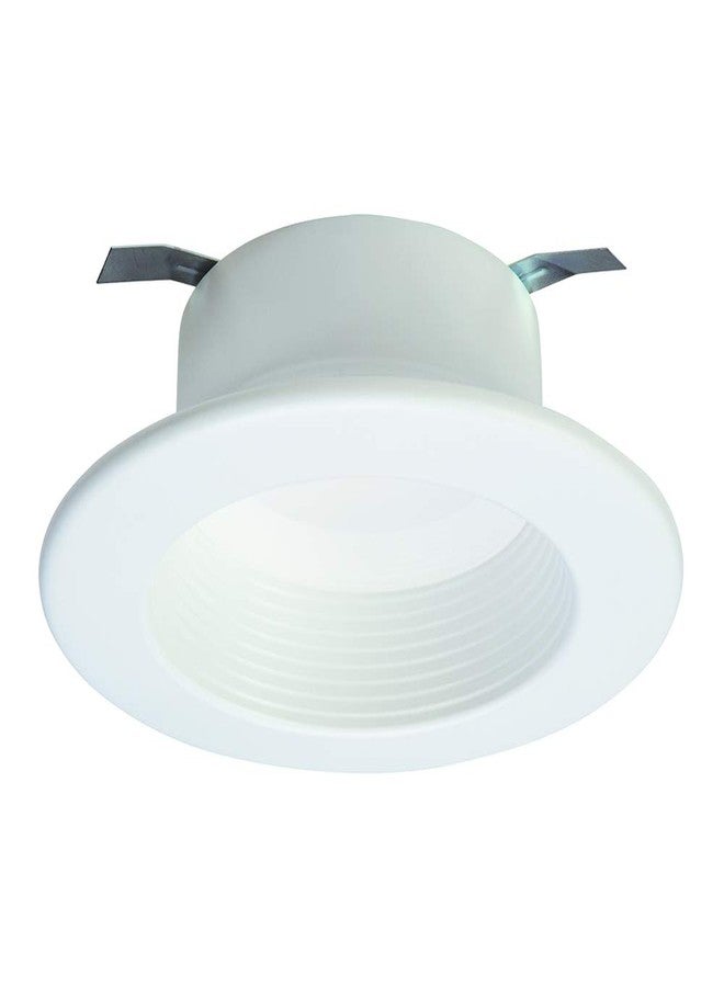Halo Recessed RL460WH930PK-6PK LED Retrofit RL- 4", 60W Equivalent, Soft White, White, Baffle and Trim Ring, 600 lm, 90CRI - Image 1