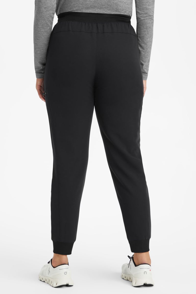 Fabletics Women's Active Scrub Jogger - MotionTech, 4-Way Stretch, Pocket-Packed, Lightweight, Semi-Slim Fit, L/Regular 28 in | 28, Black - Image 4