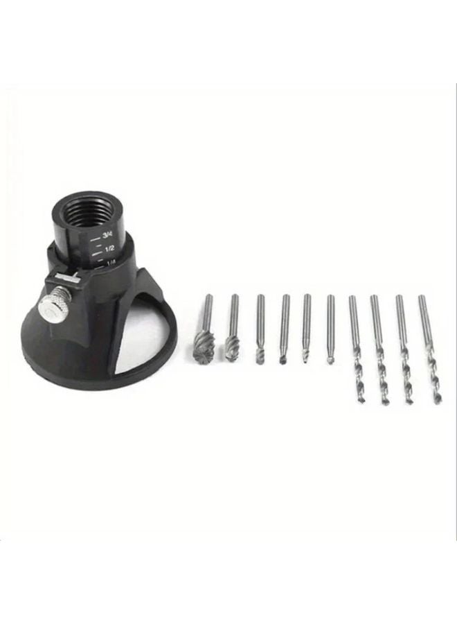 11 Piece Set High Speed Steel Rotary File Milling Cutter Electric Mill Locator Drill Bits - Image 4