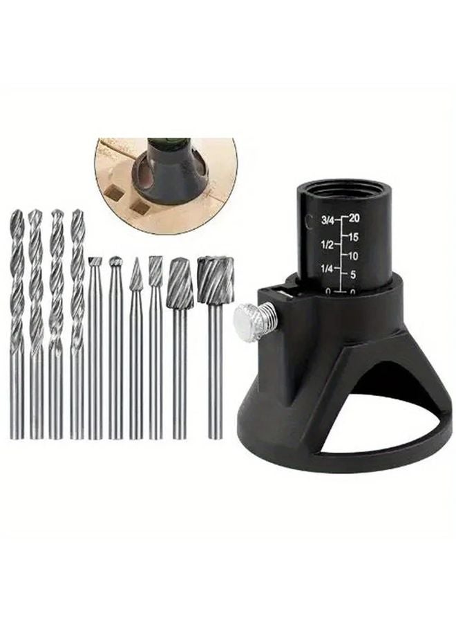 11 Piece Set High Speed Steel Rotary File Milling Cutter Electric Mill Locator Drill Bits - Image 3