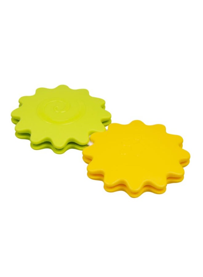 HUANGER 4-Piece Baby Teether Rattle Set – Sensory & Teething Learning Toys - Image 5