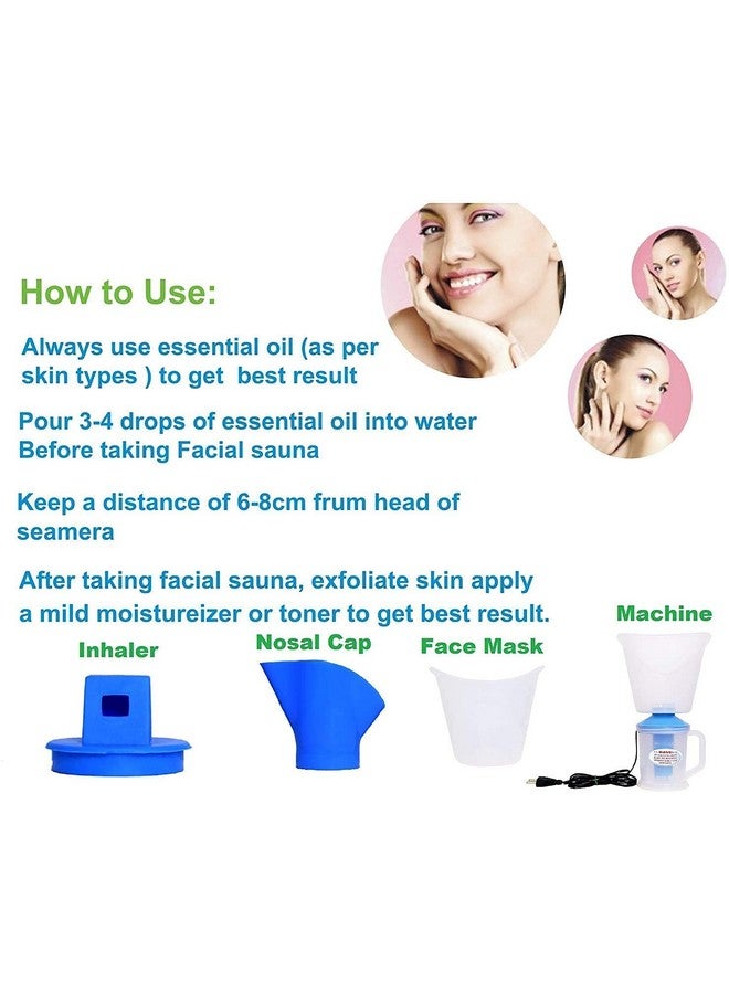 CHEM-AB ENTEREPIRSE Vaporizer Cough Steamer, Nozzle Inhaler for Facial Sauna, Nose (Multicolour) - Image 3