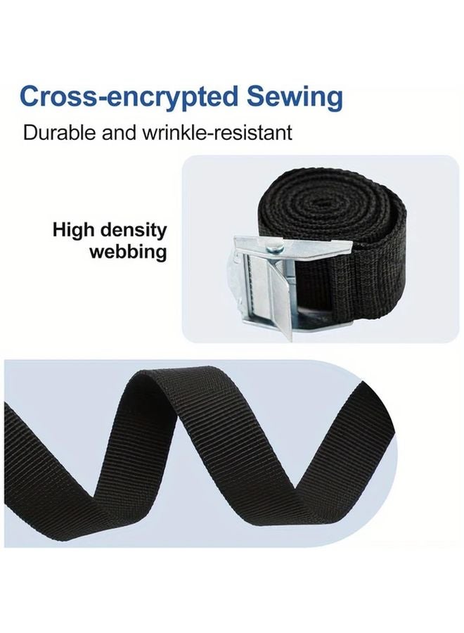 6 Pcs Short Tie Down Straps With Quick Release Buckles 25mm X 39.37inch Adjustable - Image 5