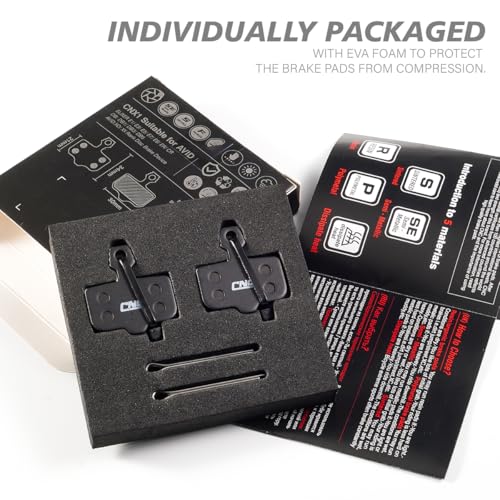 EASTERN POWER Bicycle Disc Brake Pads for Avid Elixir 1 3 5 7 9 ER CR Mag,Bike Brake Pads for Sram Level T TL Rival XX,X0,XXWC DB1 DB3 DB5 MTB Brake Pads.Resin - Image 2