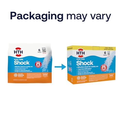 HTH 52030B صدمة العناية بحمام السباحة، معزز مستويات الكلور، صيغة كال هايبو، 13.3 أونصة (عبوة من 6) - Image 4