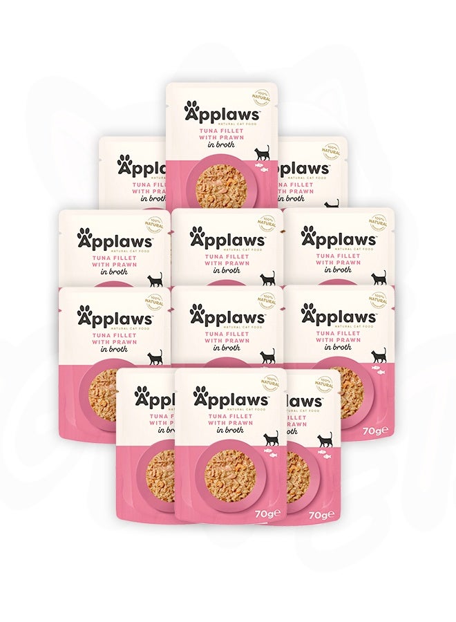 Applaws Tuna And Prawn Adult Wet Cat Food - 70GM (Pack Of 12) - Image 1