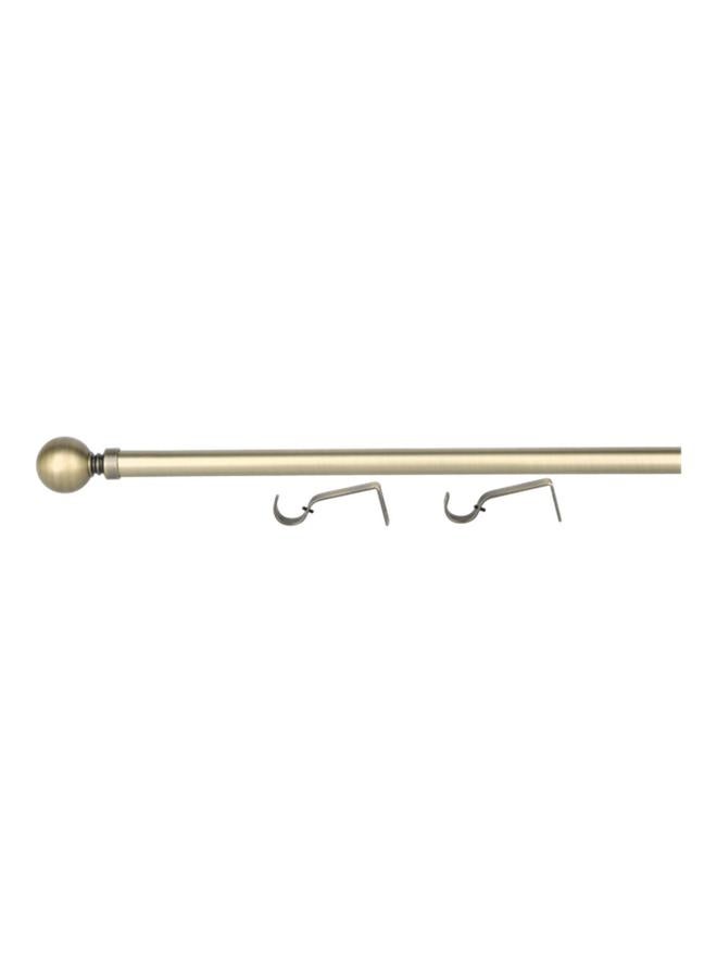 Micasa 25/28mm Durable High Quality Long Lasting Sturdy Curtain Rod Brass 160-310cm  - Image 1