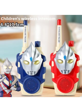 Selo Ultraman Men's Cool Walkie-talkie Outdoor Toy Parent-Child Interaction Birthday Gift-Color:[red And Blue Pair] Ultraman Tiga Walkie-talkie-Specifications:Bag [free 6 Rechargeable Batteries + Charger + Screwdriver] - pzsku/ZA9B2BDA153E534CAA159Z/45/1745502158/95f768e0-91a5-4862-bd78-f64dd65f720b