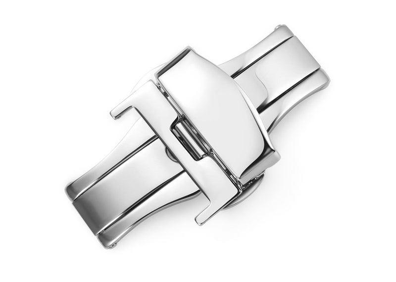 iStrap Stainless Steel Deployment Clasp Buckle Fasten Gold Black Silver Rose Gold Watchband Clasp 16mm 18mm 20mm 22mm - Image 3