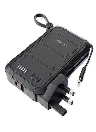 10000mAh - Wall Charger - Black