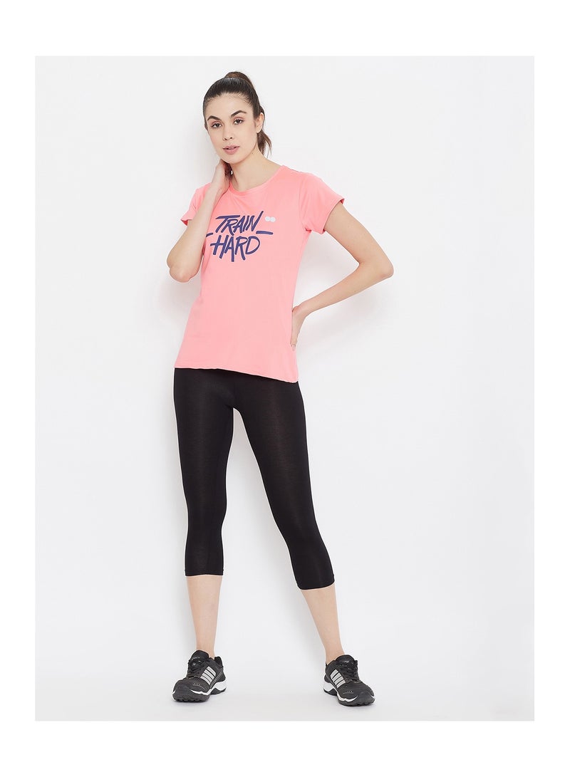 Clovia Comfort Fit Activewear T-shirt  - Image 1