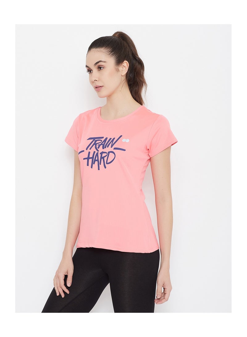 Clovia Comfort Fit Activewear T-shirt  - Image 3