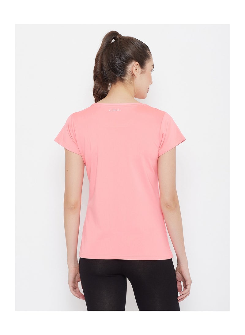 Clovia Comfort Fit Activewear T-shirt  - Image 5