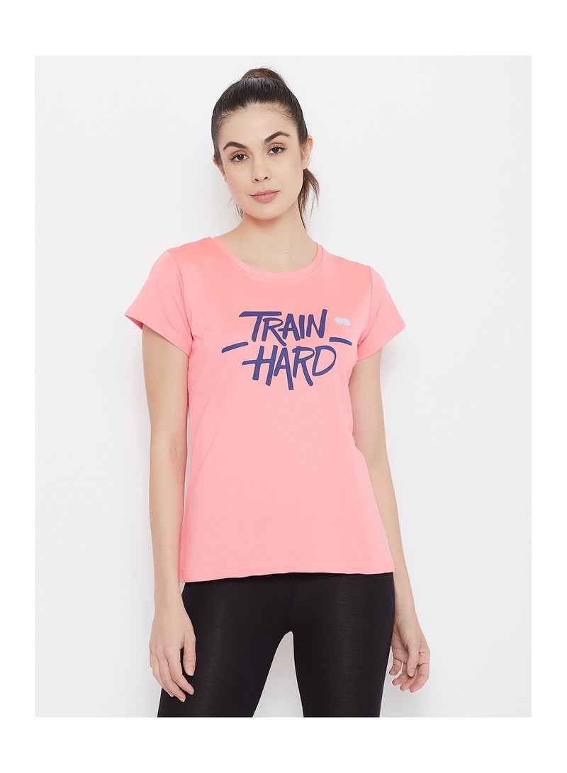Clovia Comfort Fit Activewear T-shirt  - Image 2
