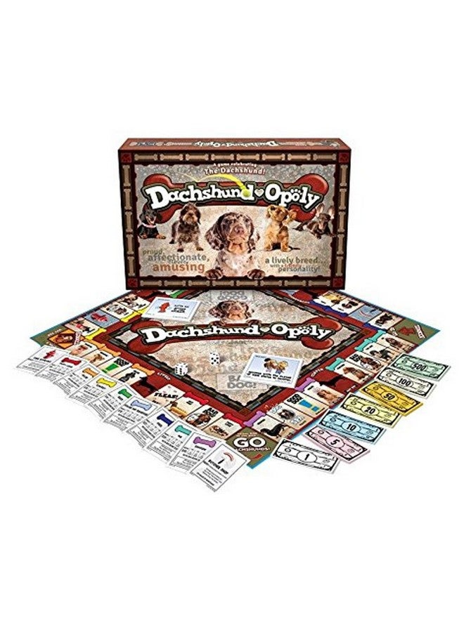 Late for the Sky Dachshund-opoly 15.38 x 10.63 x 2.06 inches - Image 2