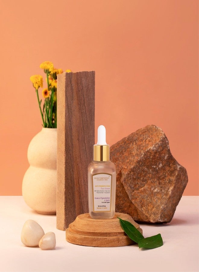 RYLLZ ESSENTIALS Anti-Pigmentation Face Serum | with 2% Alpha Arbutin, 2% Kojic Acid, 5% Niacinamide & Tocopherol | for Pigmentation, Blemishes, Acne Marks, Tanning & Dark Spots Removal | 30ml - Image 2