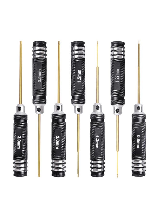 Hobbypark HobbyPark Hex Driver Set Hex Allen Screwdriver Kit Titanium 0.9mm/1.27mm/1.3mm/1.5mm/2.0mm/2.5mm/3.0mm Small and 17mm Hex Wrench Set RC Car Tools Kit  - Image 2