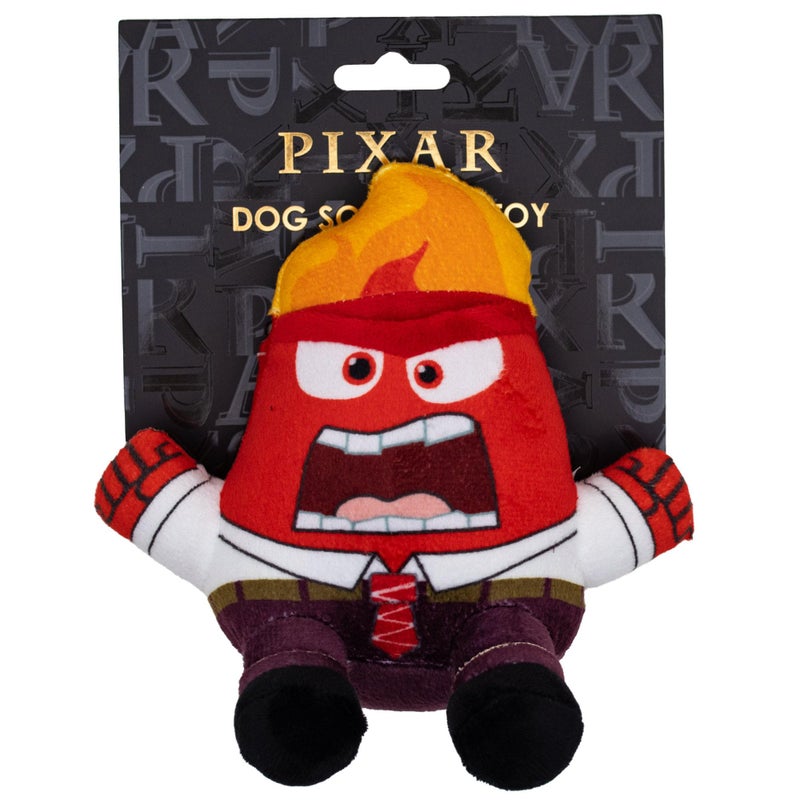 Buckle Down Buckle-Down Disney Dog Toy, Inside Out Anger Full Body Sitting Pose Pet Toy, Plush - Image 4