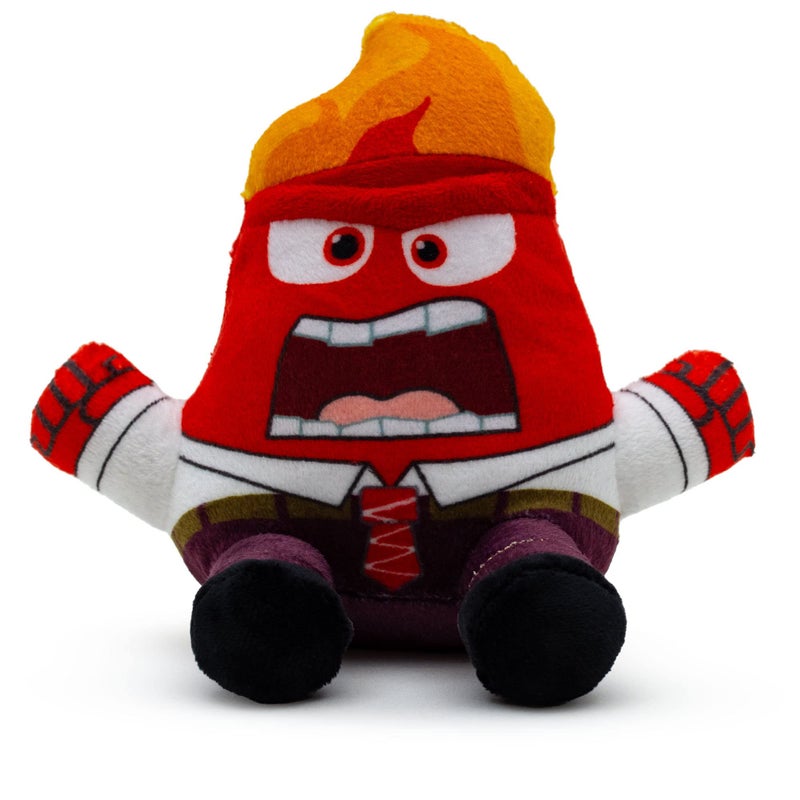 Buckle Down Buckle-Down Disney Dog Toy, Inside Out Anger Full Body Sitting Pose Pet Toy, Plush - Image 1