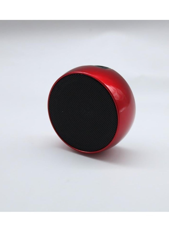 Generic - BS01 Recharge Smart Card Mini Speaker Portable Wireless Red - Image 1