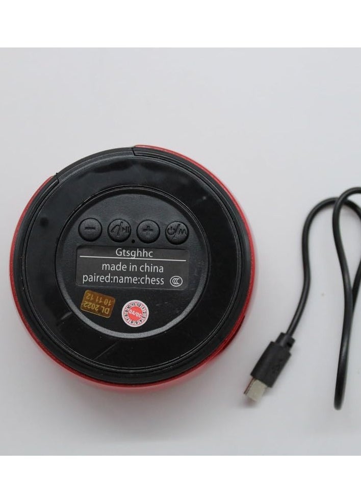 Generic - BS01 Recharge Smart Card Mini Speaker Portable Wireless Red - Image 1