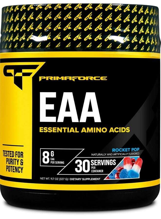 Primaforce EAA Powder (30 Servings, Rocket Pop Flavor) - Essential Amino Acids for Pre/Intra Workout and Recovery - Non-GMO and Gluten Free - Image 1
