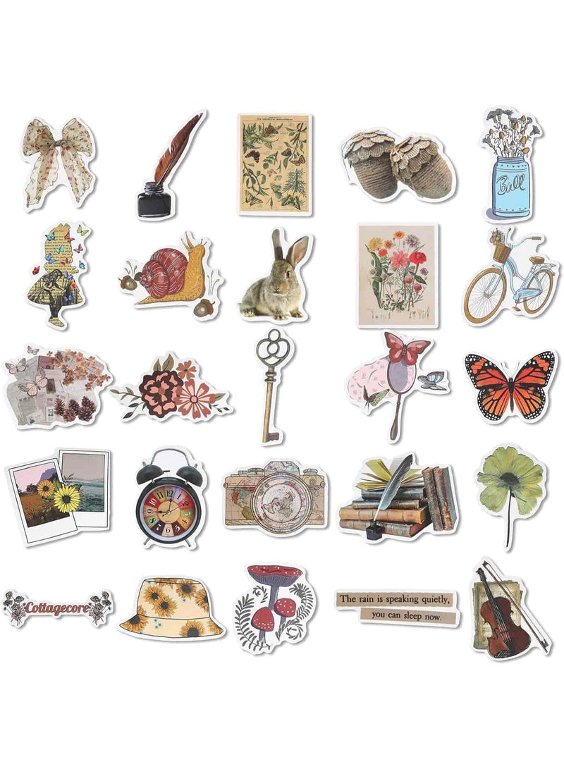 ميتوي 50 قطعة ملصقات خمر للأطفال ، لطيف سكرابوكينغ شارات الفينيل مقاوم للماء ل سجل القصاصات ورقة زجاجة ماء محمول - Image 3