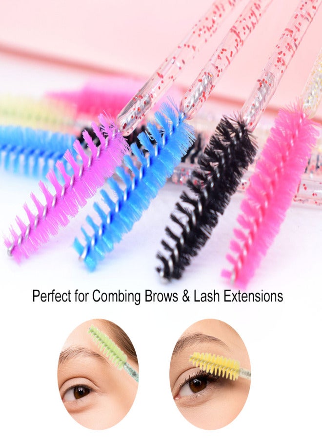 50 PCS Disposable Eyelash Mascara Brushes Lashes Makeup Brushes Wands Applicator Makeup Kits - Image 3