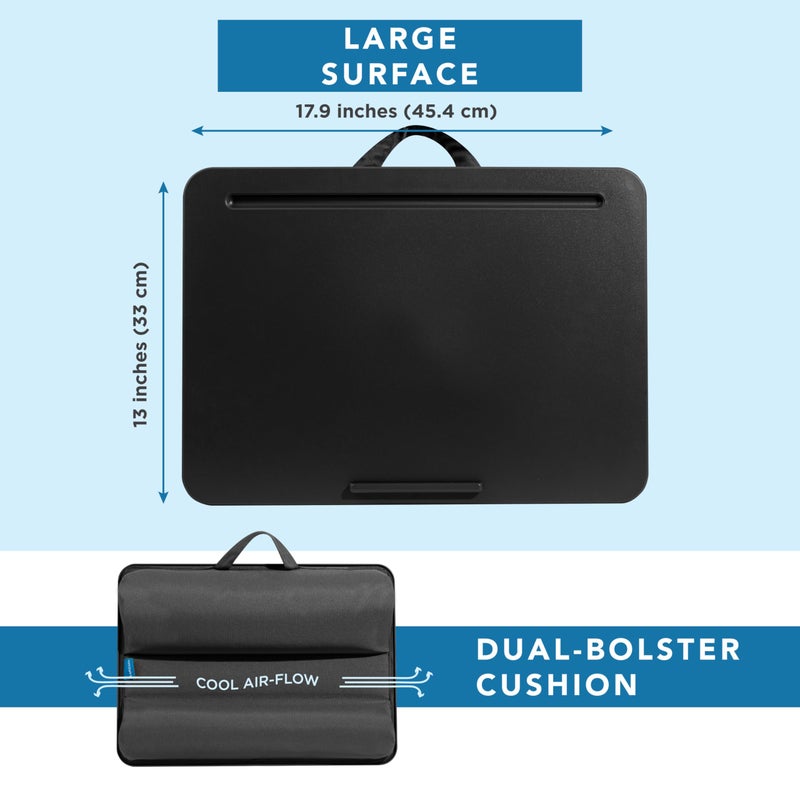 LAPGEAR Original Lap Desk â€“ Fits Up to 17â€³ Laptops â€“ Black â€“ Style No. 45148 - Image 5