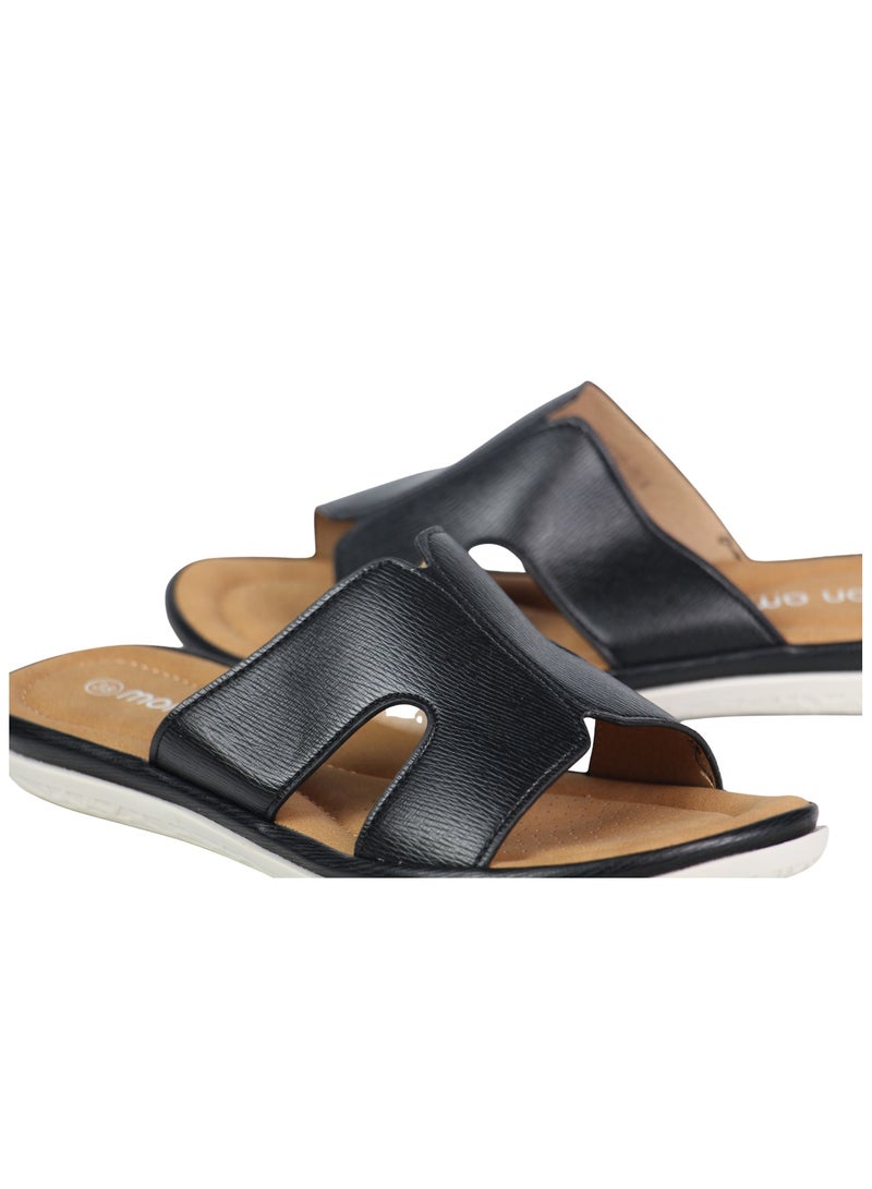 مون أمي صنادل نسائية بدون كعب | مريحة جدًا و مبطنة | خفيفة الوزن و ناعمة مع دعم لقوس القدم – حذاء أنيق وعصري مناسب للشاطئ والسفر والاستخدام اليومي والنزهات الصيفية - Image 4