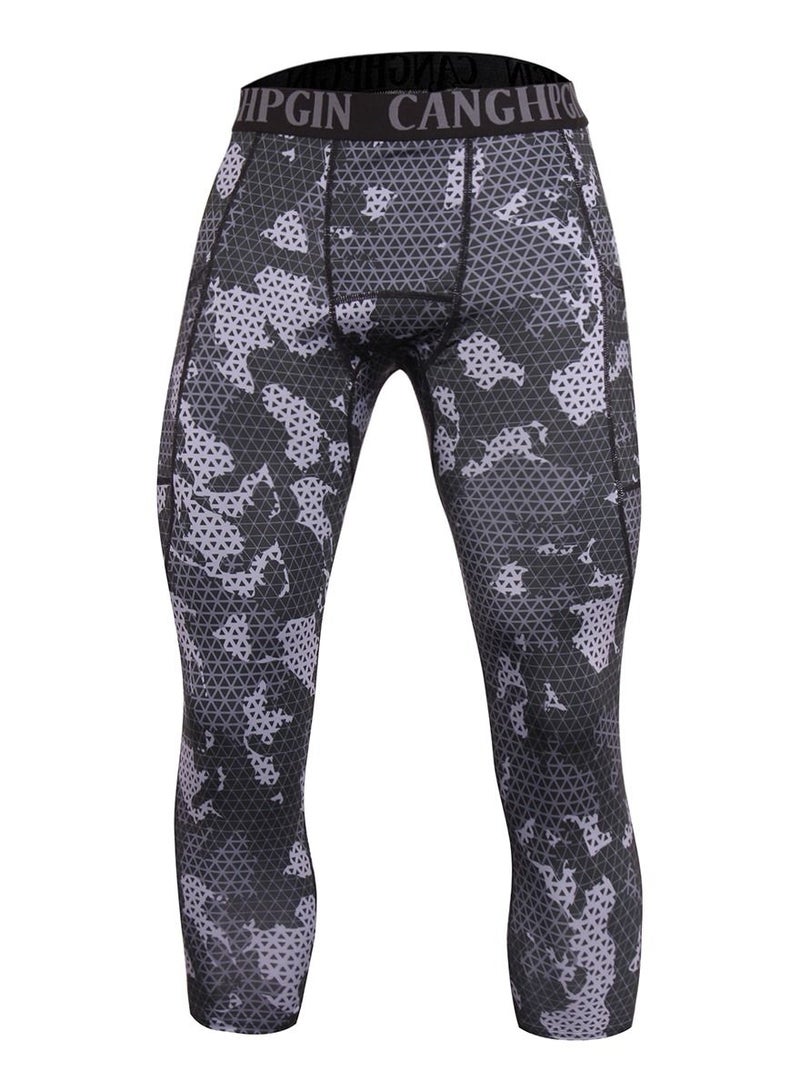 CANGHPGIN Men Quick Dry Breathable Sports Pant Multicolour - Image 1