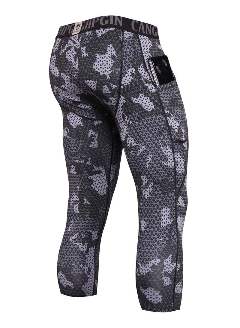 CANGHPGIN Men Quick Dry Breathable Sports Pant Multicolour - Image 2