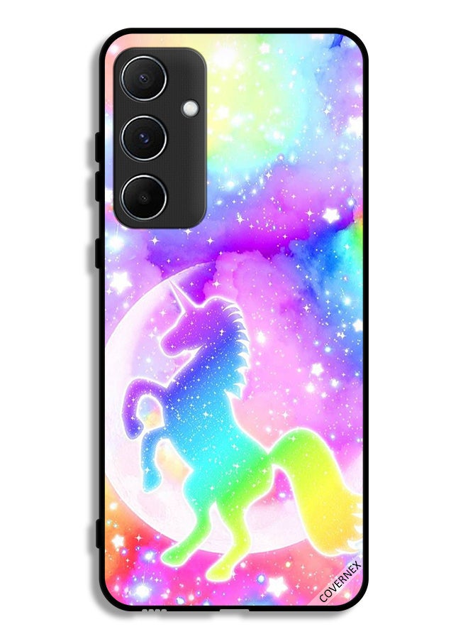 Covernex Samsung Galaxy A55 5G Protective Case Cover Rainbow Unicorn - Image 1