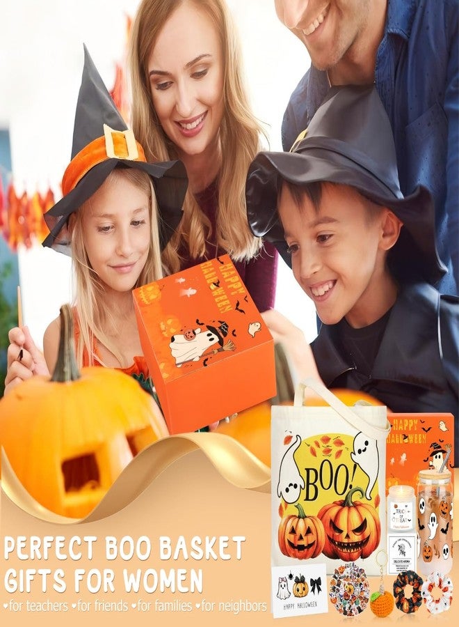 SiplyHaven Boo Basket Stuffers for Women 8 Halloween Gifts Basket for Women Spooky Gift Set for Her Daughter Sister Friend Adults Family Neighbors - Image 2