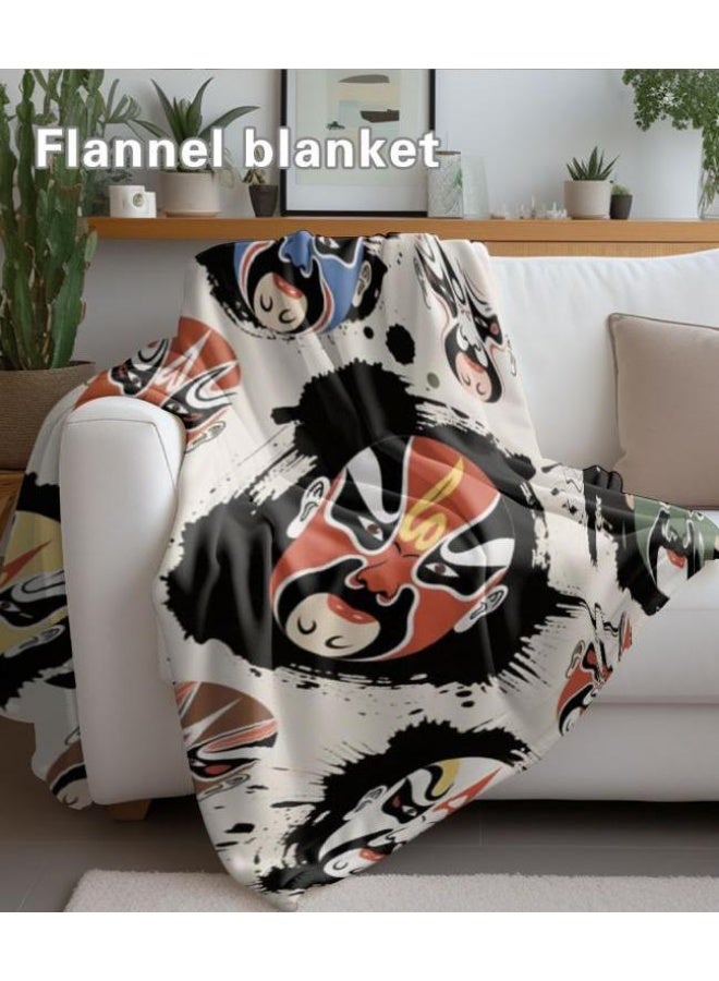 general Baby and children's cartoon flannel thin blanket (warm and comfortable, suitable for sleep, game use) 70cm*100cm - Image 1